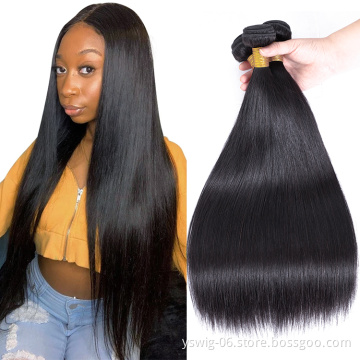 Wholesale Grade 10A raw virgin cuticle aligned hair,brazilian human hair bundles with closure